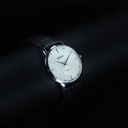 Luxury watch (105.10.051D.01): watch face angled view right zoomed out